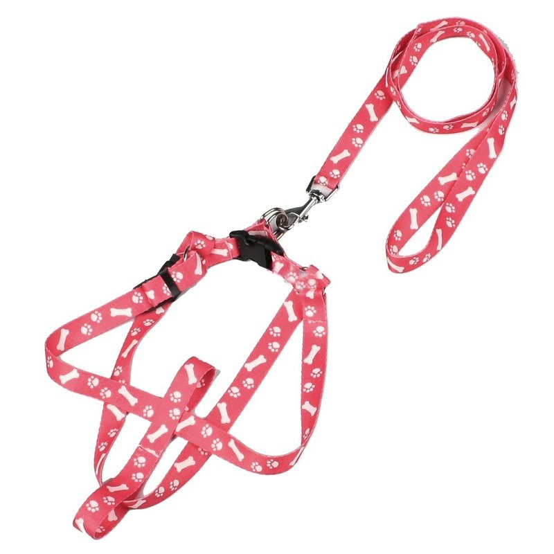 Dây Dắt Size S Rộng 1cm Kèm Yếm Dành Cho Thú Cưng Đủ Màu Sắc Cực Bền Chắc - Bobo Pet Shop Hà Nội