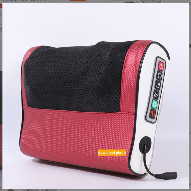 Gối massage cổ vai gáy, máy massage, gối massage hồng ngoại 16 bi cao cấp