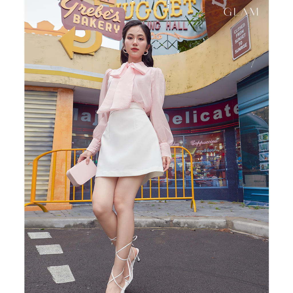 Áo sơ mi Isabella Shirt chất vải organza mềm mại