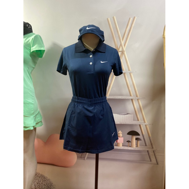 Sét thể thao tennis, cầu lông, bóng chuyền nữ xinh, quần giả váy, áo mịn mát co giãn.