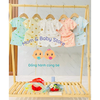 Bộ cộc tay thun lạnh ava cho bé trai bé gái