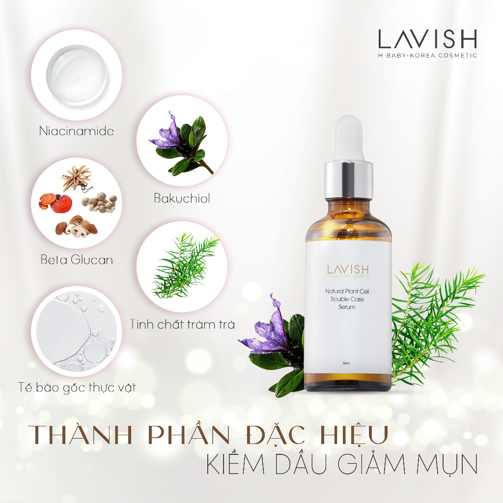 Serum Dành Cho Da Dâù Mụn Lavish H Baby 50ml