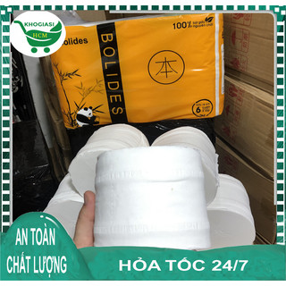 Giấy vệ sinh Cao cấp gấu trúc 1 lốc 6 cuộn không lõi, an toàn sức khỏe