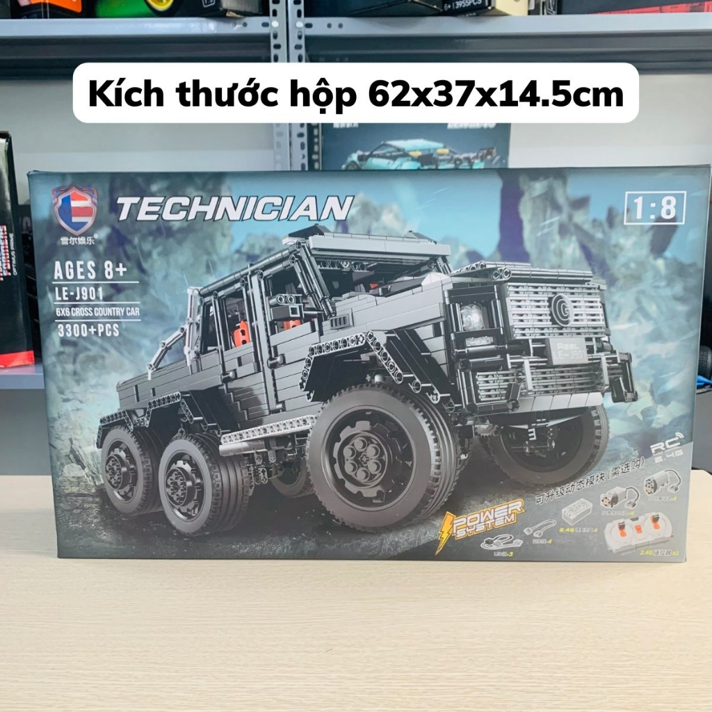 Mô hình lắp ráp technic siêu xe Land Cruise G63 3300 pcs tỉ lệ mô hình 1:8 cung cấp và bảo hành bới Mitago