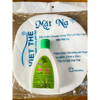 Gel lột mụn nha đam 200g + 10 giấy lột mụn
