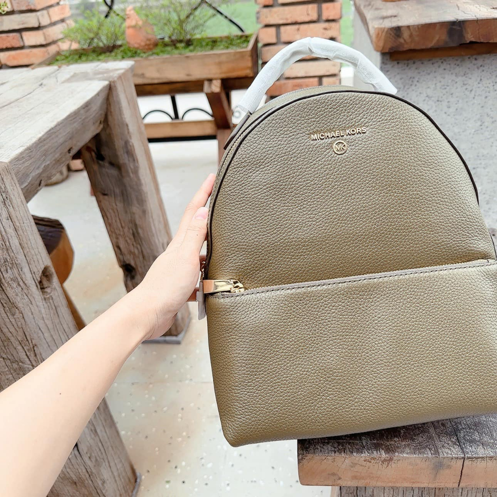 Balo Michael Kors Valerie Medium Logo Backpack - Màu xanh