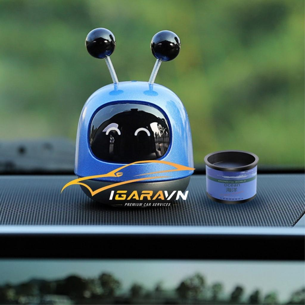 Lọ Nước Hoa Ô Tô Siêu Thơm Đặt Tablo Hình Robot Vui Nhộn 10ml