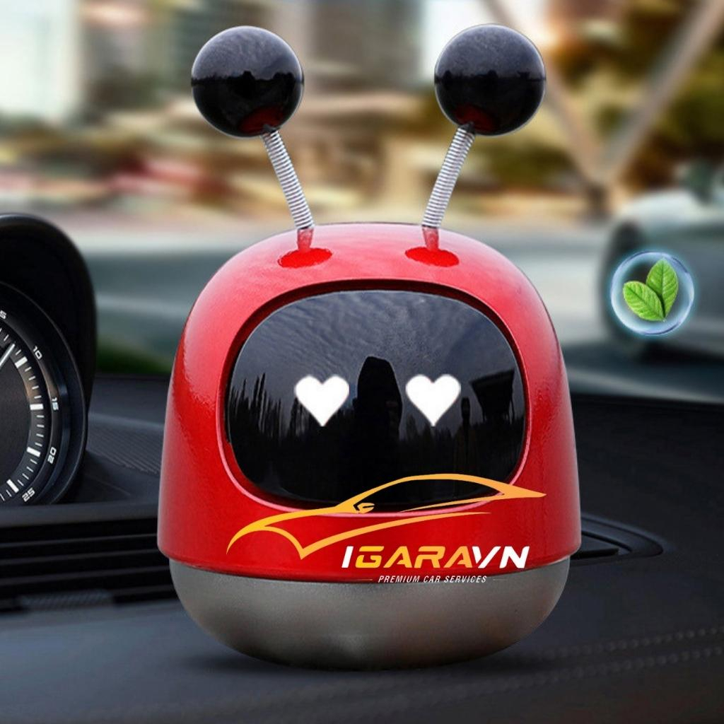 Lọ Nước Hoa Ô Tô Siêu Thơm Đặt Tablo Hình Robot Vui Nhộn 10ml