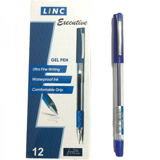 Hộp 12 chiếc Bút bi nước LINC Executive gel (Xanh, Đen, Đỏ)