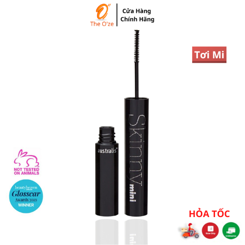 Mascara Tơi Mi Đầu Siêu Mảnh Làm Cong Và Tơi Mi Skinny Mascara Australis