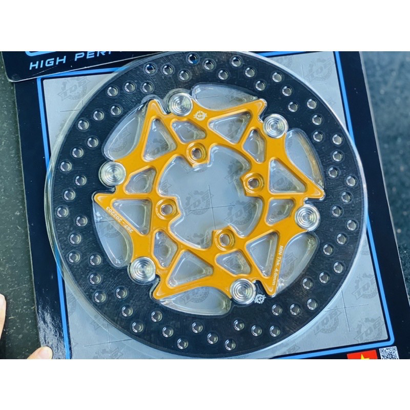 DĨA TQ6 Lòng Nhôm Khoen Inox Size 267mm