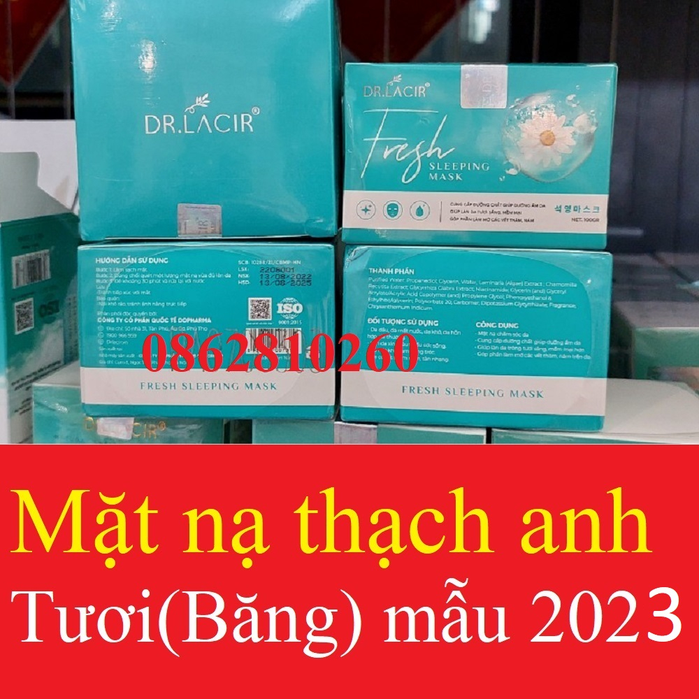 Mặt nạ ngủ thạch anh tươi Lamer Dr Lacir fresh sleeping mask