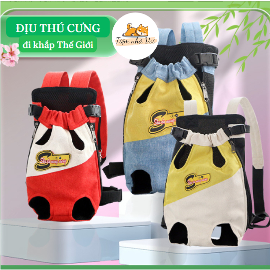 BALO ĐỊU THÚ CƯNG ĐI CHƠI ,TIỆN LỢI THOÁNG MÁT CHO CHÓ MÈO VỪA VÀ NHỎ