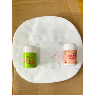 Combo gel hút mụn cám mụn cám mụn đầu đen hủ 25g + 5 miếng giấy