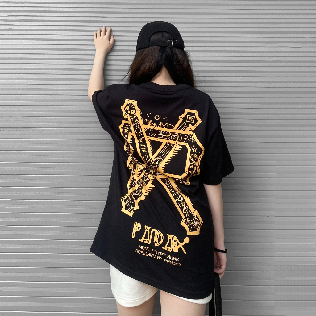 Áo thun local brand nam nữ Pandax Ai Cập , áo phông rộng unisex , basic tee 100% cotton chính hãng