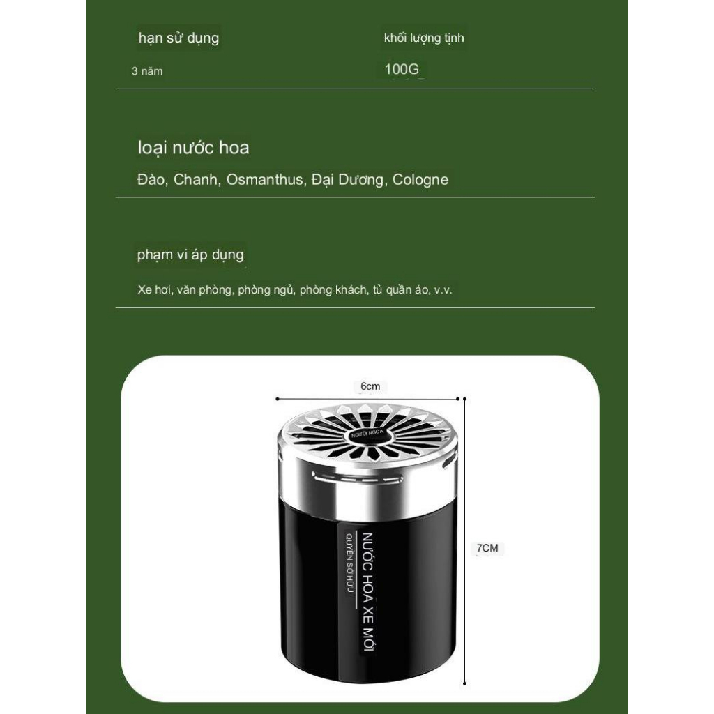 Sáp thơm nước hoa dạng cốc phù hợp mọi loại xe, trang trí nhà cửa, văn phòng, hương thơm nhẹ nhàng tỏa hương thơm lâu.