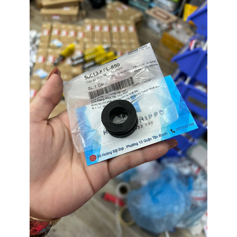 Bộ 4 Cao su gác máy 2 tầng wave/ fu1 chính hãng