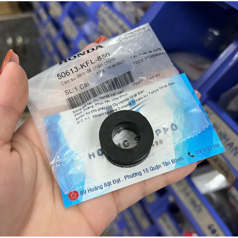 Bộ 4 Cao su gác máy 2 tầng wave/ fu1 chính hãng