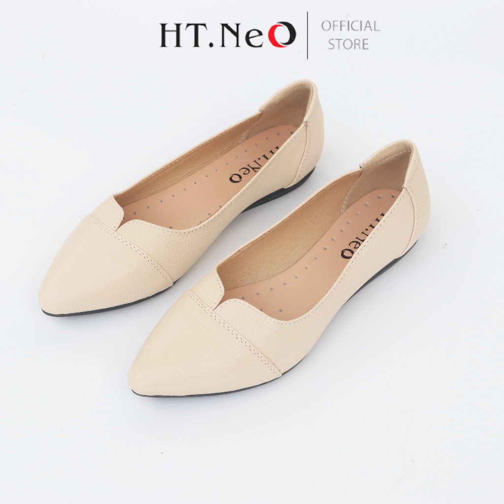Giày Bệt - Giày MOCA nữ HT.NEO da bò thật 100% ,kiểu dáng trẻ trung ,sang trọng ,đi mềm ,êm chân ,thoải mái GM08