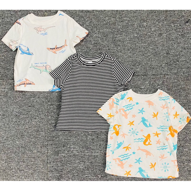 Combo 5 Áo phông ngắn tay, dài tay trẻ em Kids VNXK satsunkid vải siêu mát mẫu mới 2022