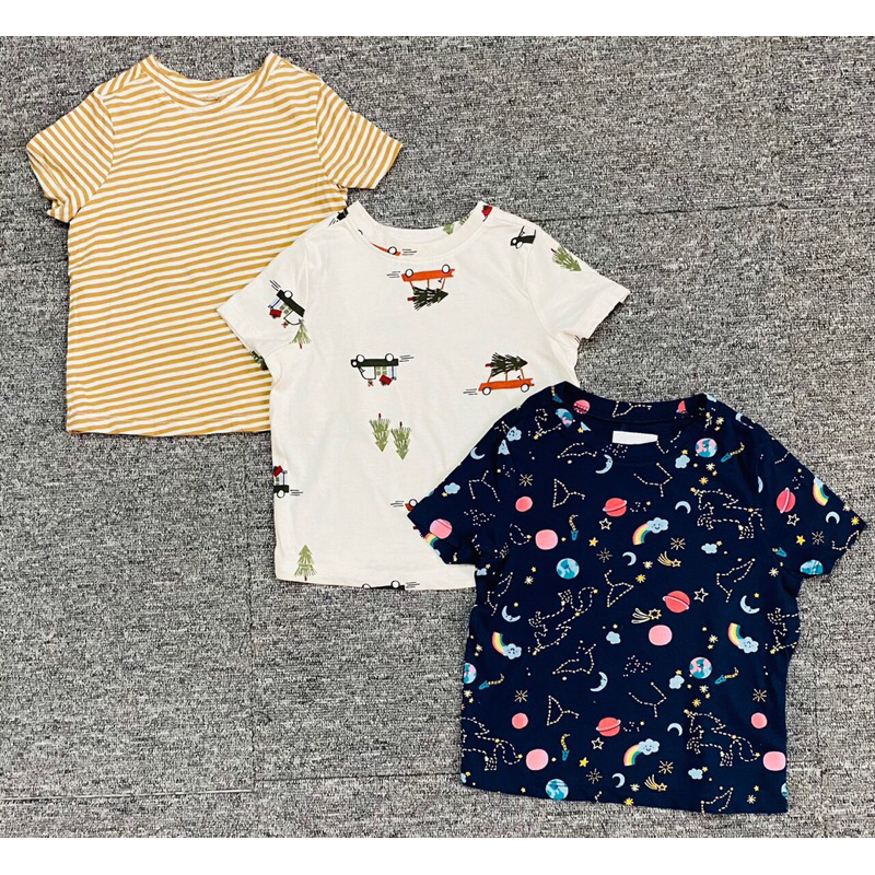 Combo 5 Áo phông ngắn tay, dài tay trẻ em Kids VNXK satsunkid vải siêu mát mẫu mới 2022