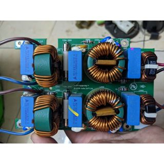 Bo mạch lọc nguồn emi 3 tầng, 2 vỉ 25A Delta Mỹ, 2 vỉ 20A Emerson tháo máy lắp biến áp cách ly, lọc nguồn