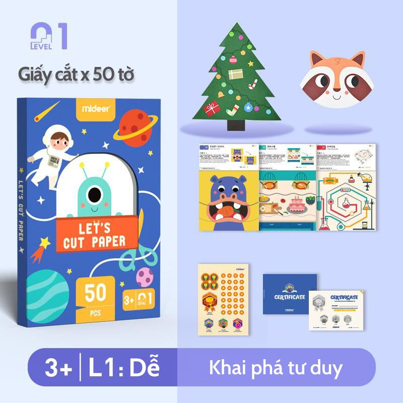Đồ Chơi Thủ Công giáo dục sáng tạo Cho Bé 2 3 4 5 Tuổi thương hiệu Mideer