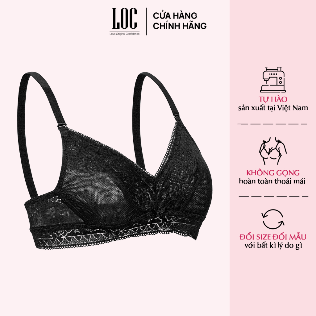 Áo lót ren không gọng LOC C1TRCR2