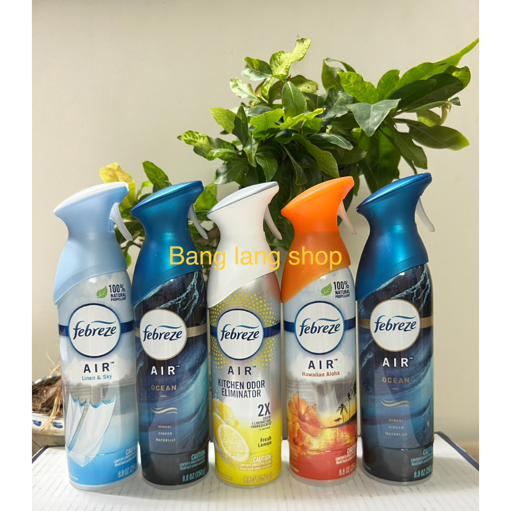 Xịt thơm phòng - khử mùi kháng khuẩn Febreze của Mỹ
