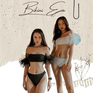 Bikini bộ bơi đi biển hai mảnh phối tay lưới quyến rũ sexcy EVA 2MTL