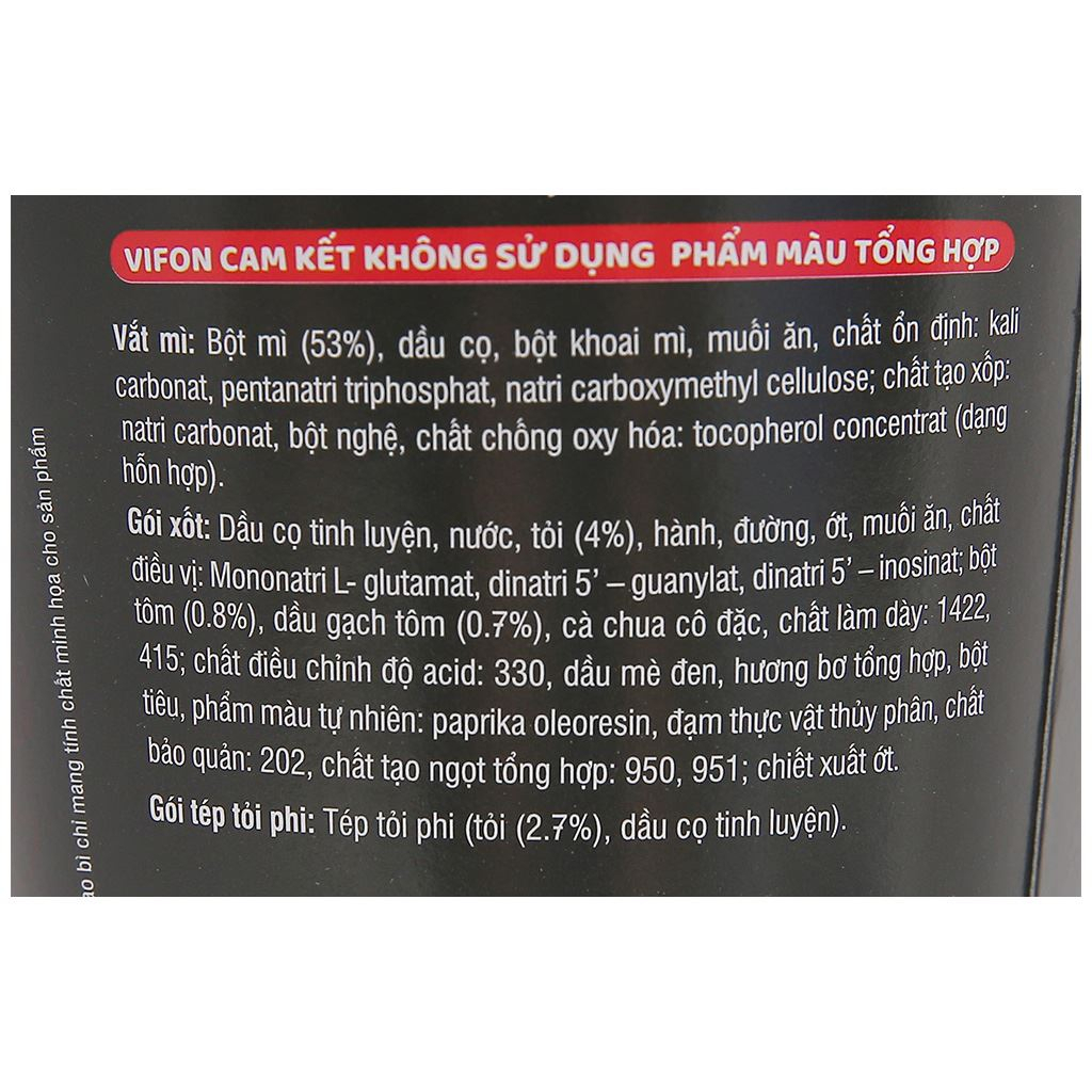 Mì trộn Vifon tôm cháy tỏi ly 75g