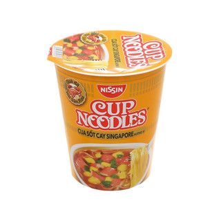 Mì Nissin vị cua sốt cay Singapore ly