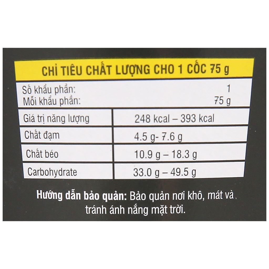 Mì trộn Vifon tôm cháy tỏi ly 75g