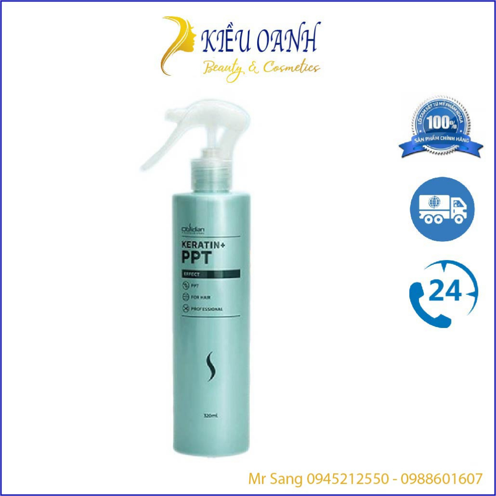 Xịt dưỡng đa năng Obsidian Keratin + PPT 320ml ( 2026 )