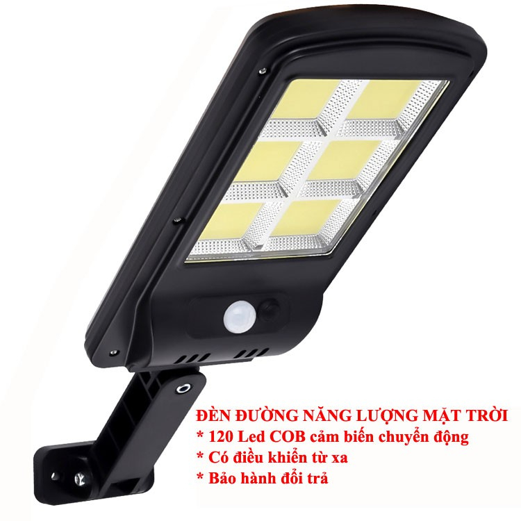 Đèn Năng Lượng Mặt Trời - Đèn Led 6 Bóng Kèm Điều Khiển, Chống Trộm Hiệu Quả Bảo Hành 6 Tháng