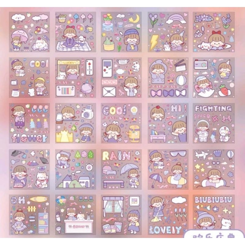 Sticker trang trí sổ tay