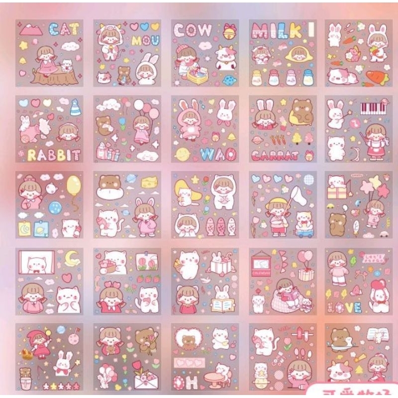 Sticker trang trí sổ tay