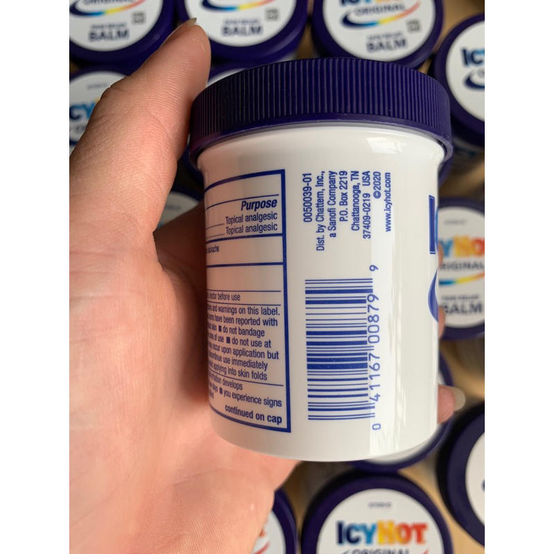 Dầu xoa bóp Icy Hot Balm Pain Relieving của Mỹ 99g
