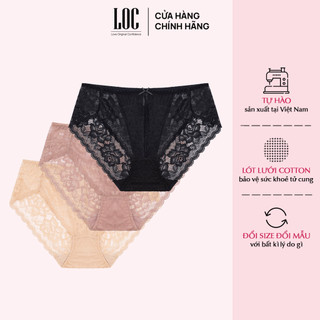 Quần lót ren lưng vừa tam giác premium LOC LVTGPre