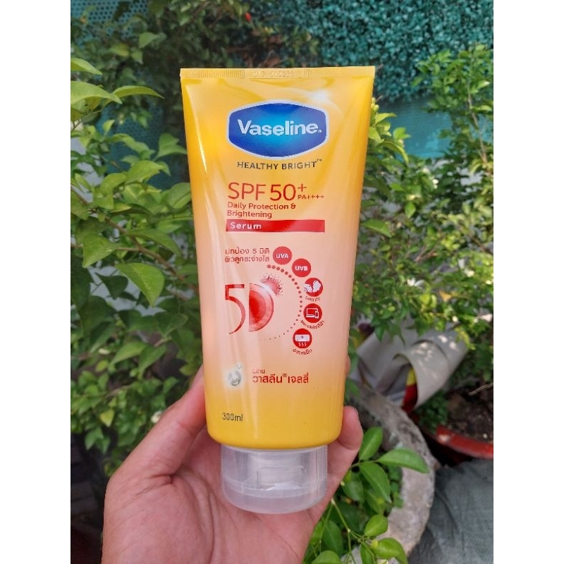 Kem dưỡng trắng da chống nắng Vaseline 50x SPF 50+ Thái Lan