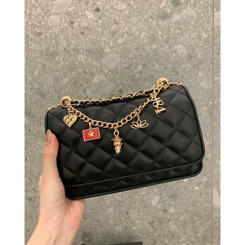 Túi ô trám hộp quà màu đen