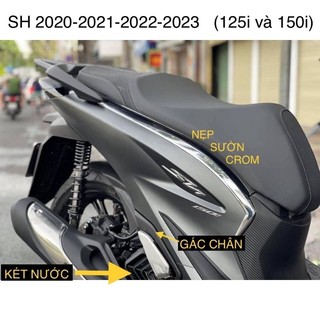 Nẹp hông, nẹp sườn, ốp hông sh 2020-2024 mạ crom, carbon, đen mờ nhám,cacbon