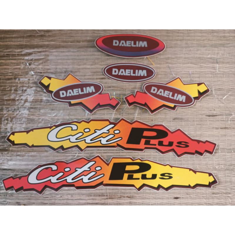 Bộ tem Citi plus chở hàng đời đầu new