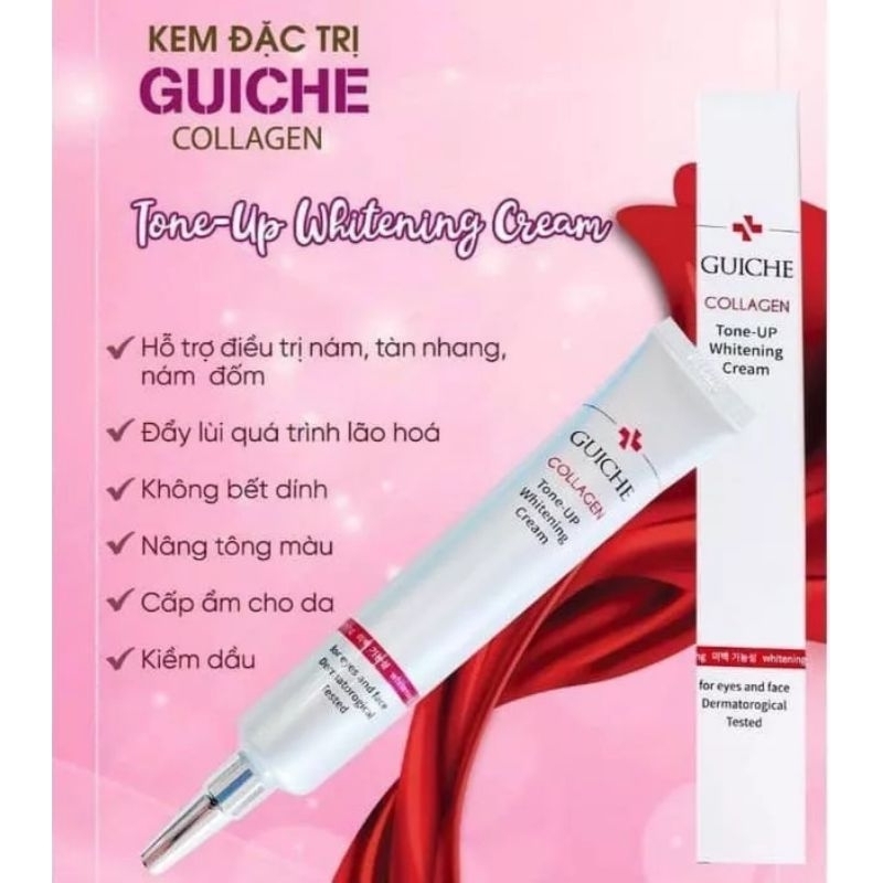 Kem Dưỡng Trắng Nâng Tone Chống Lão Hóa GUICHE Gold Collagen Tone Up Cream 35ml