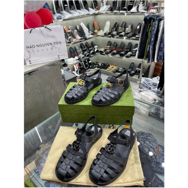 FREE SHIP Dép dọ gucci, dép rọ đúc, dép quai hậu gc,dép sandal cao cấp, thời trang 4 mùa fullbox có bảo hành