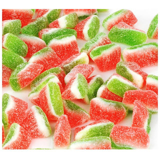 Combo 500g Kẹo dẻo dưa hấu bọc đường / kẹo dưa hấu cắt lát cute bọc đường ăn siêu ngon