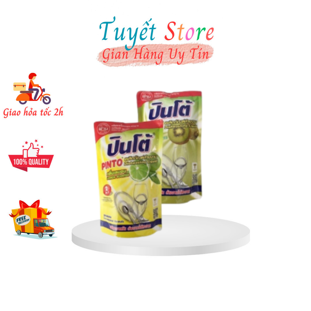 Nước Rửa Chén Đậm Đặc Jula Pinto 2 IN 1 Thái Lan