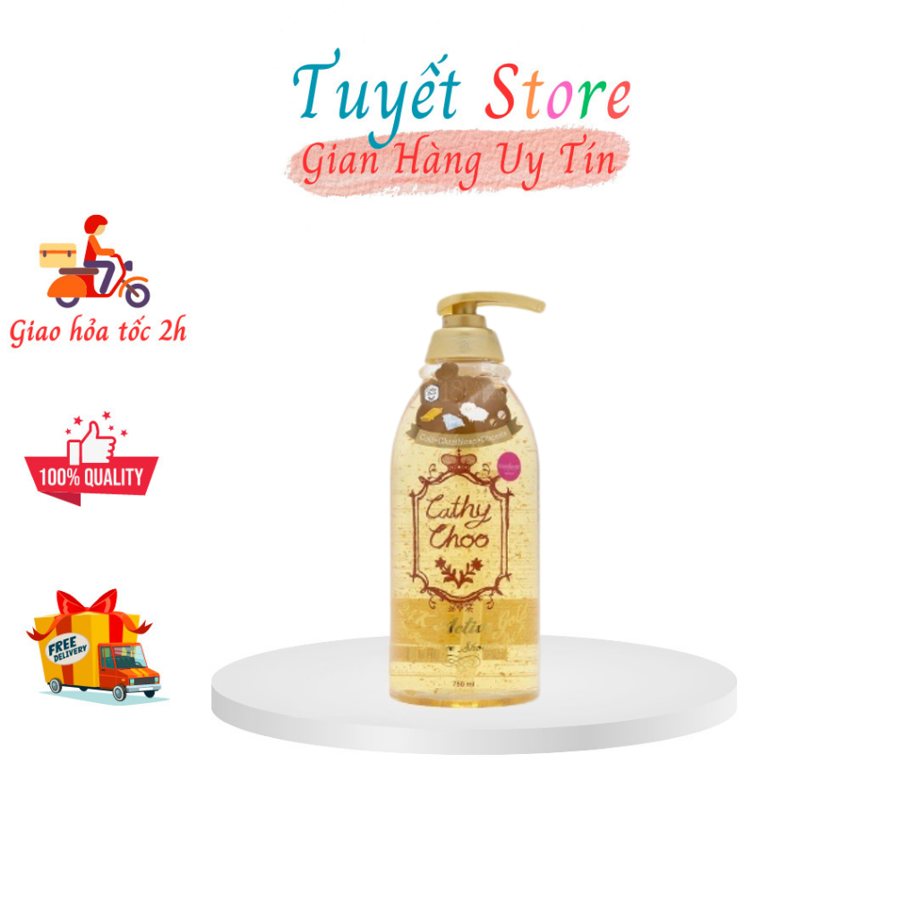 Sữa tắm Cathy Choo tinh chất vàng 24K 75ml