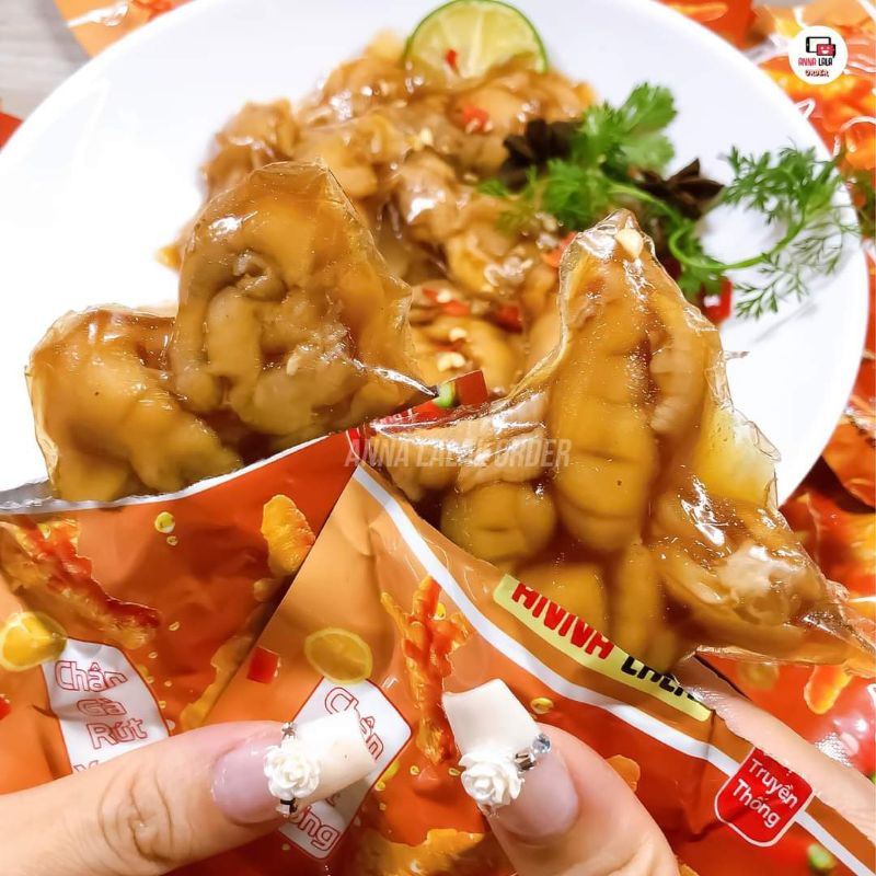 combo 20 gói chân gà rút xương nhà Anna