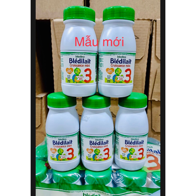 SỮA NƯỚC BLEDILAIT CROISSANCE ( 18chai* 250ml) date 7/2024